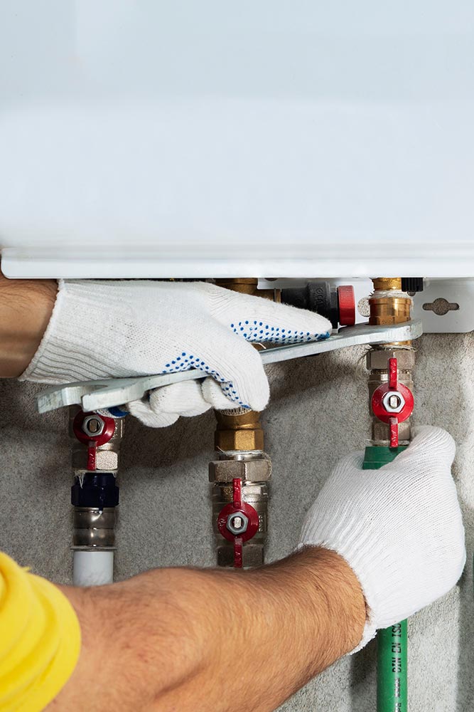 Resserrage alimentation chauffe-eau